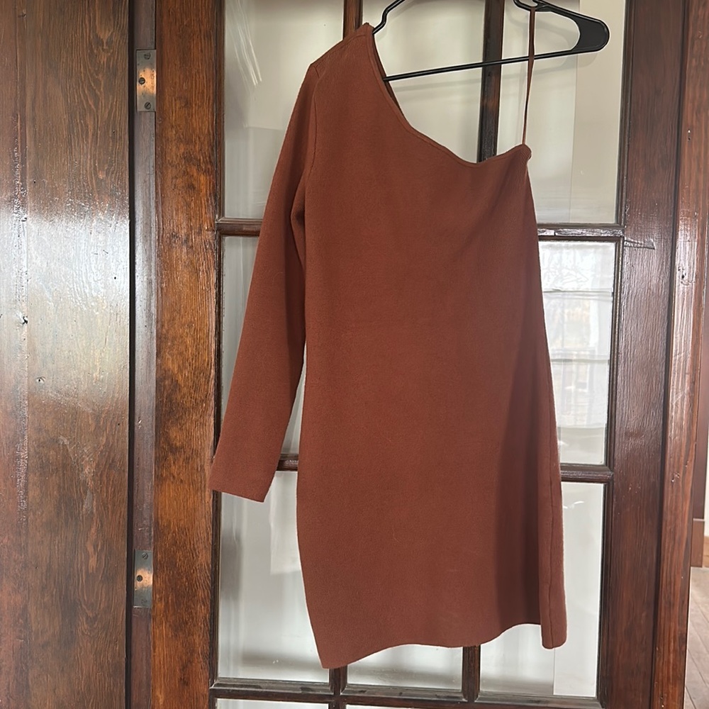 NWT One Shoulder Sweater Dress